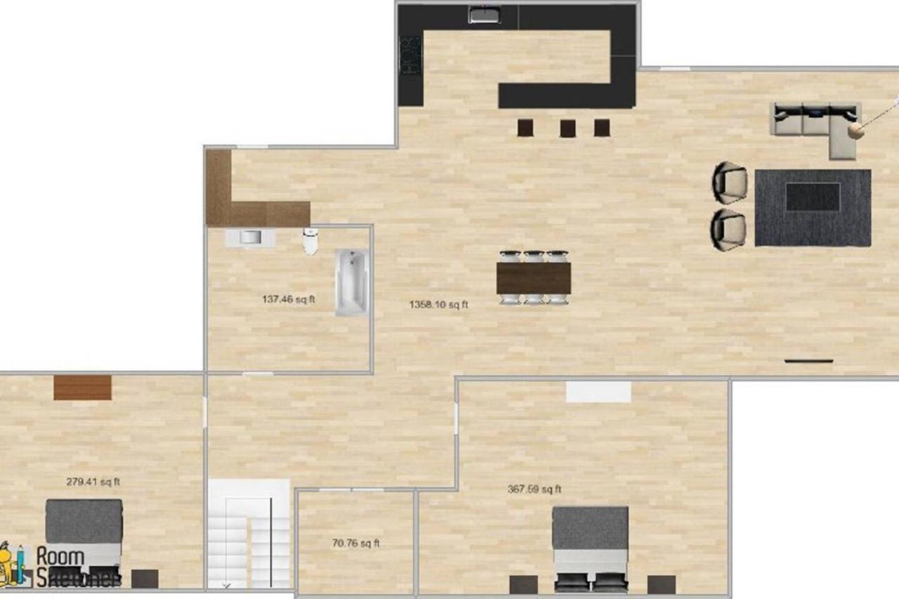 Les Eaux 227-3 Large 3 Bdr With Mountain View Apartment