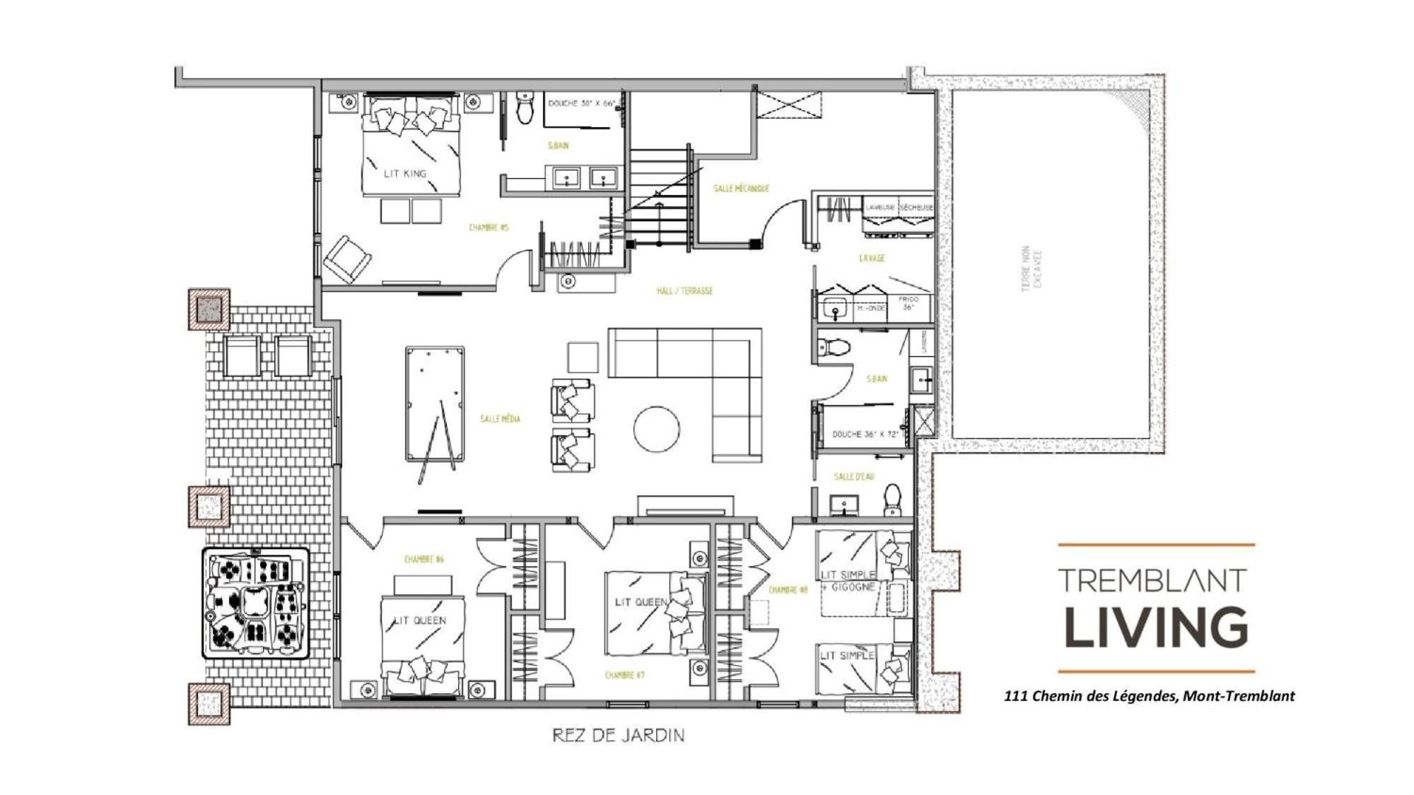 Havre Des Skieurs 111 Luxurious & Modern Direct Ski-in Ski-out * Mont-Tremblant